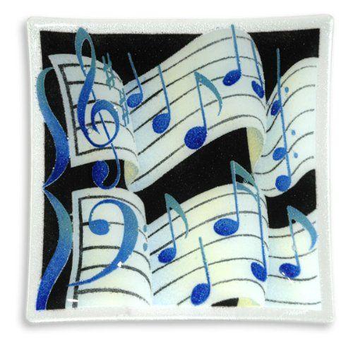 Peggy Karr Musical Notes Plate