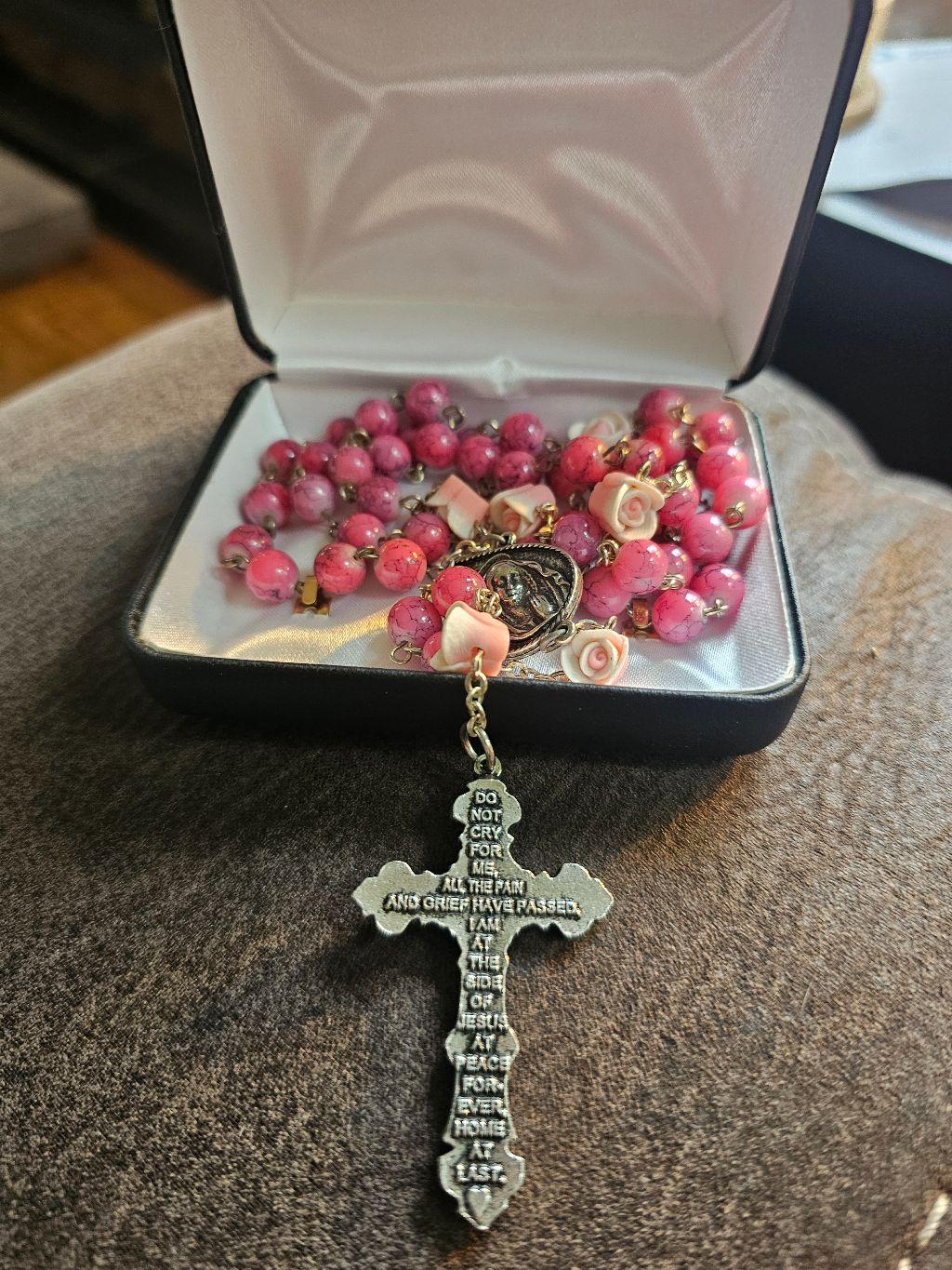 Memorial Teardrop Rosary