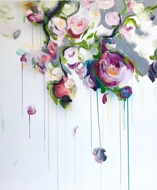 Summer's Descent I - 39.5'' Wide x 47.5'' Tall Acryl...