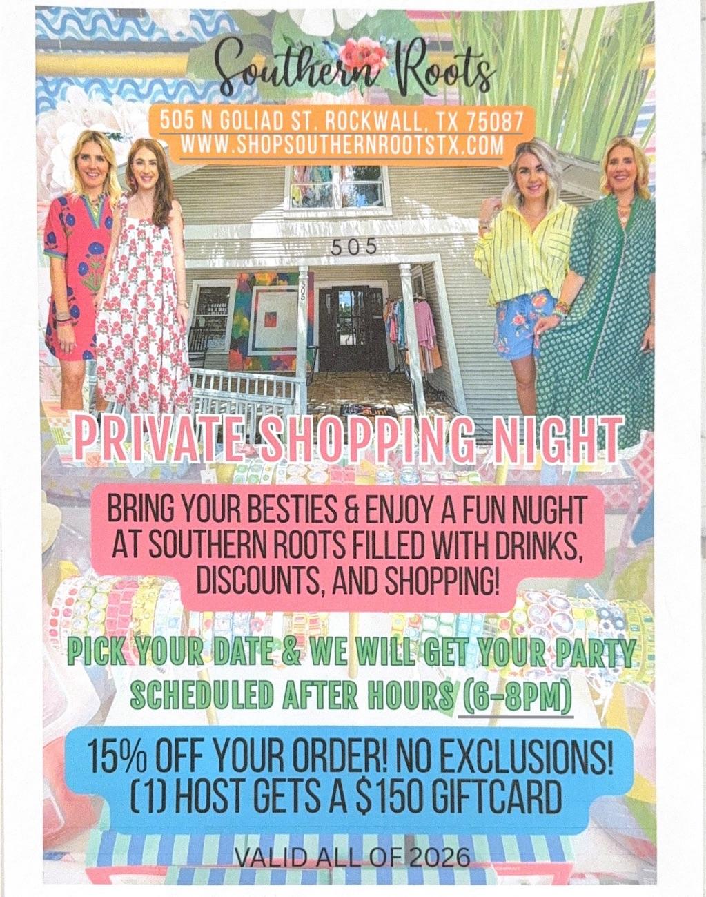 Private Shopping Party and $150 Gift Card for Southe...