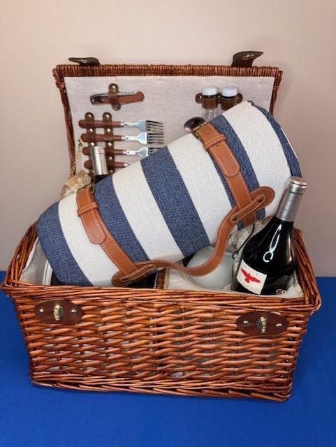 Picnic Basket with Wine