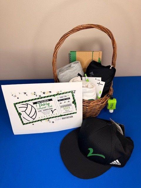 Victory Volleyball Basket with $150 Gift Certificate
