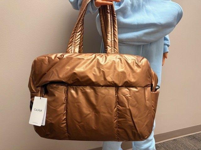 Calpak Luca Large Duffle in Copper