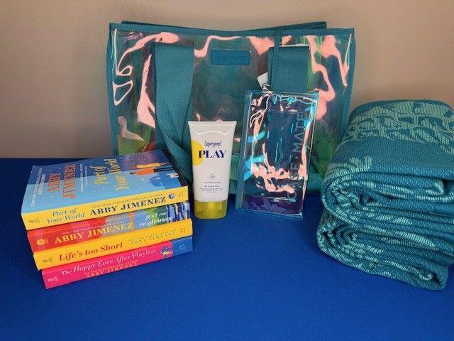 Beach Ready Case-Mate Bag, 2 Beach Towels, 4 Abby Ji...