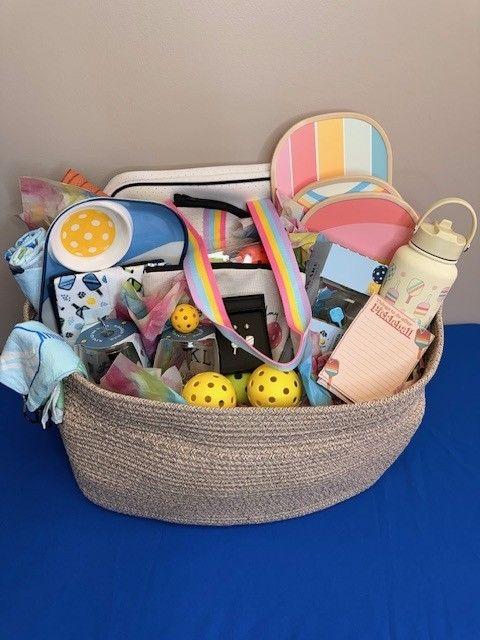Pickleball Themed Basket