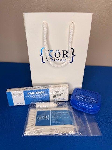 In-office Whitening Treatment, Custom-fitted Whiteni...