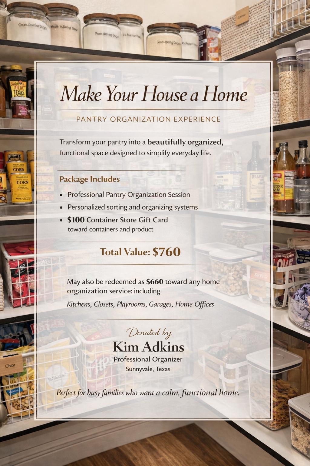 Make Your House a Home - Pantry Organization Experie...
