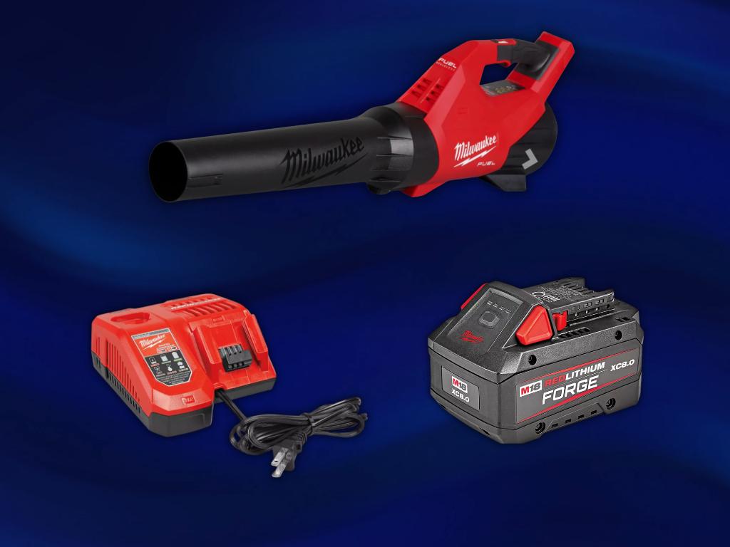 Milwaukee Blower with Rechargeable Battery