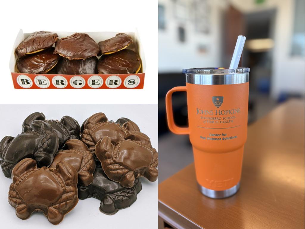 Johns Hopkins and Baltimore Themed Basket