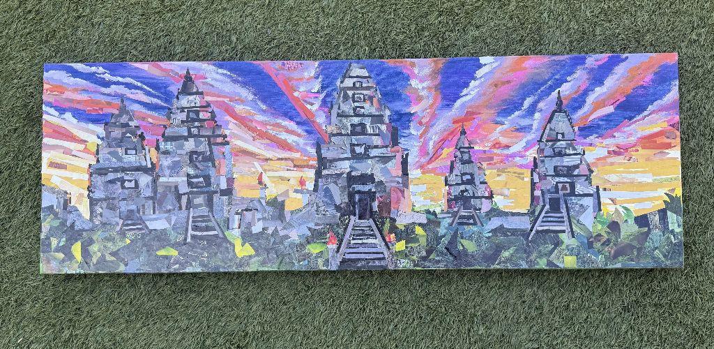 One of a kind art project created by the Owls 5th Le...
