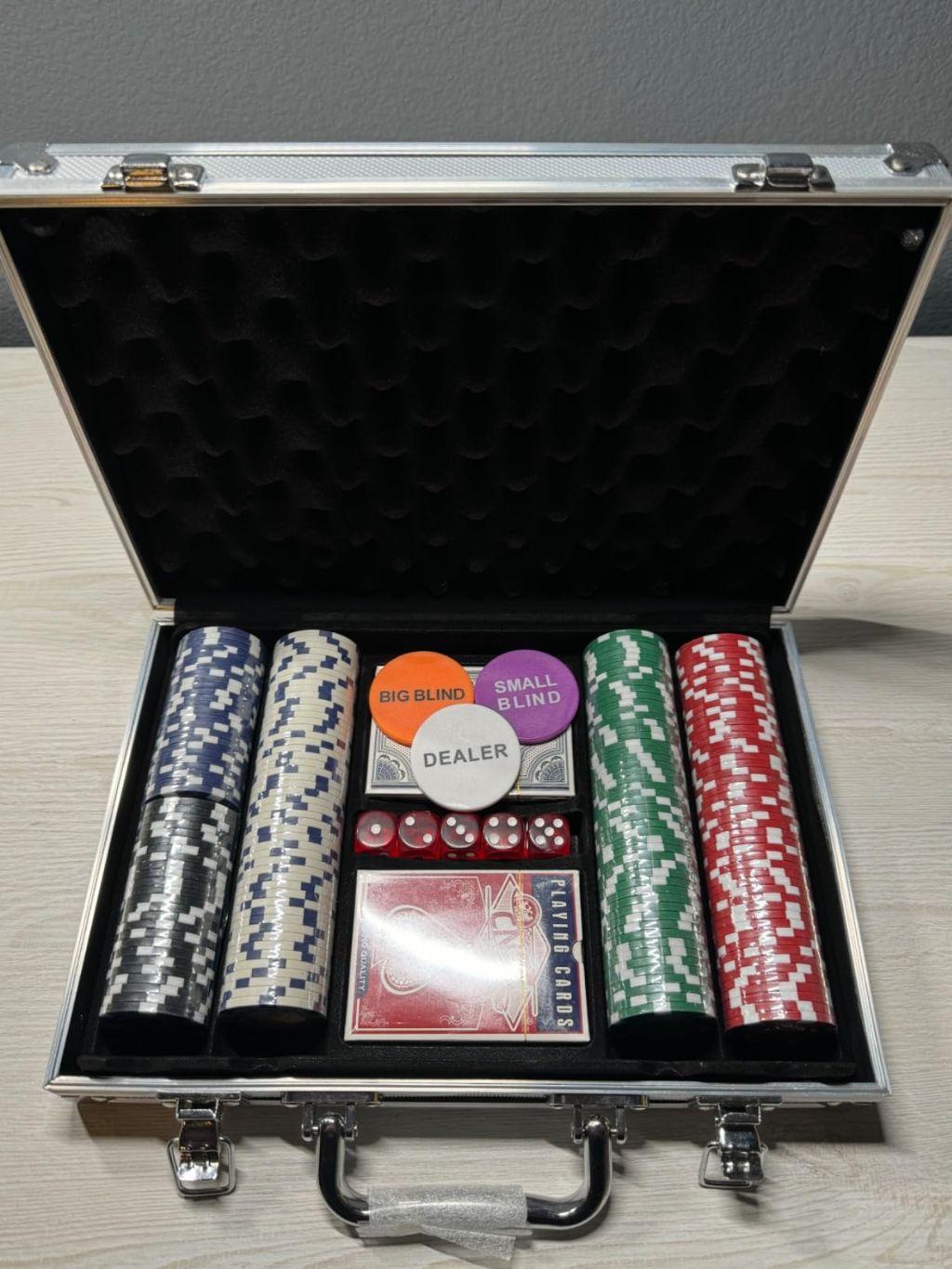 Poker Set, 300 Pcs Poker Chips Set