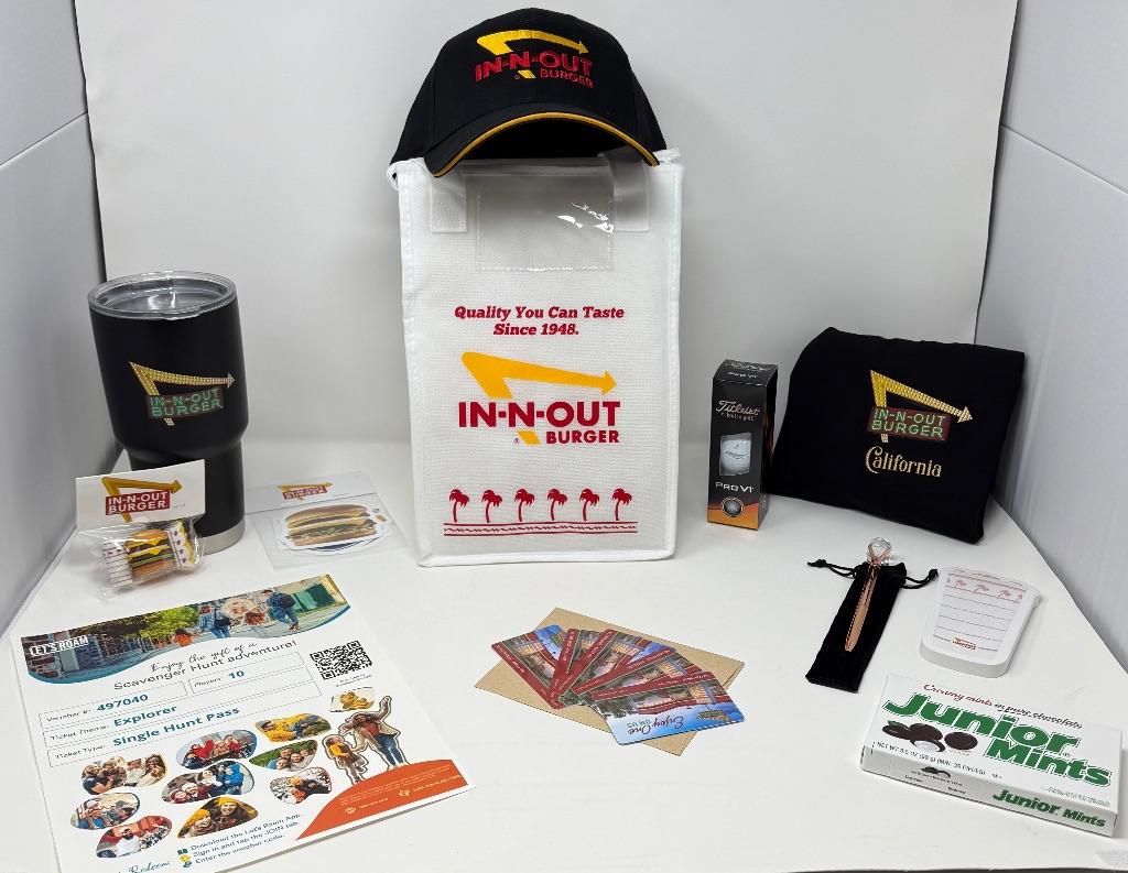 In-n-Out Swag and Scavenger Hunt with Let's Roam