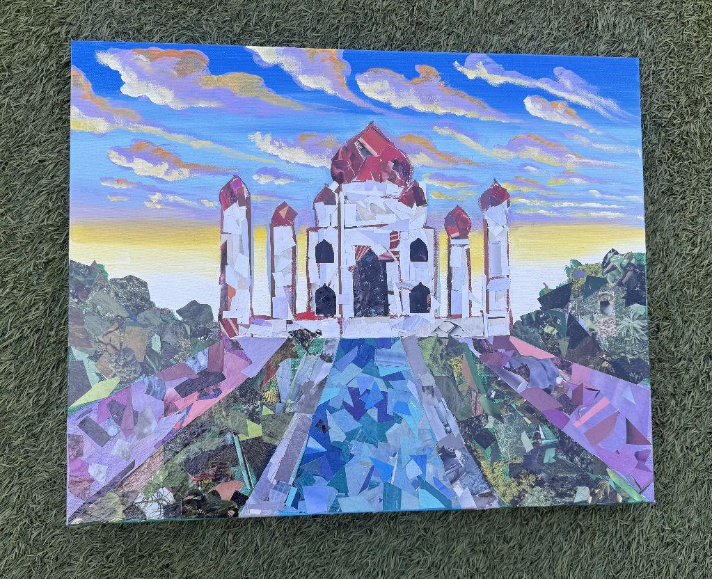 One of a kind art project created by the Kindergarte...