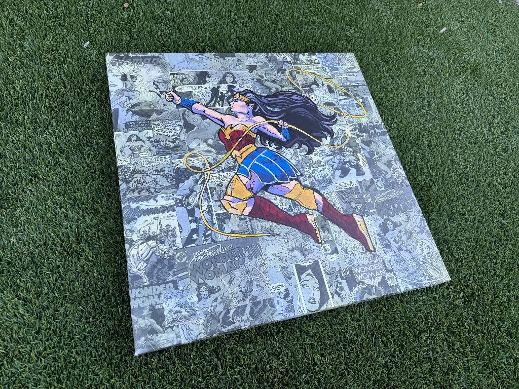 One of a kind art project created by the Eagles Leve...