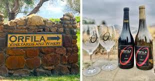 4 Wine for Tasting Coupons at Orfila Vineyards and Winery