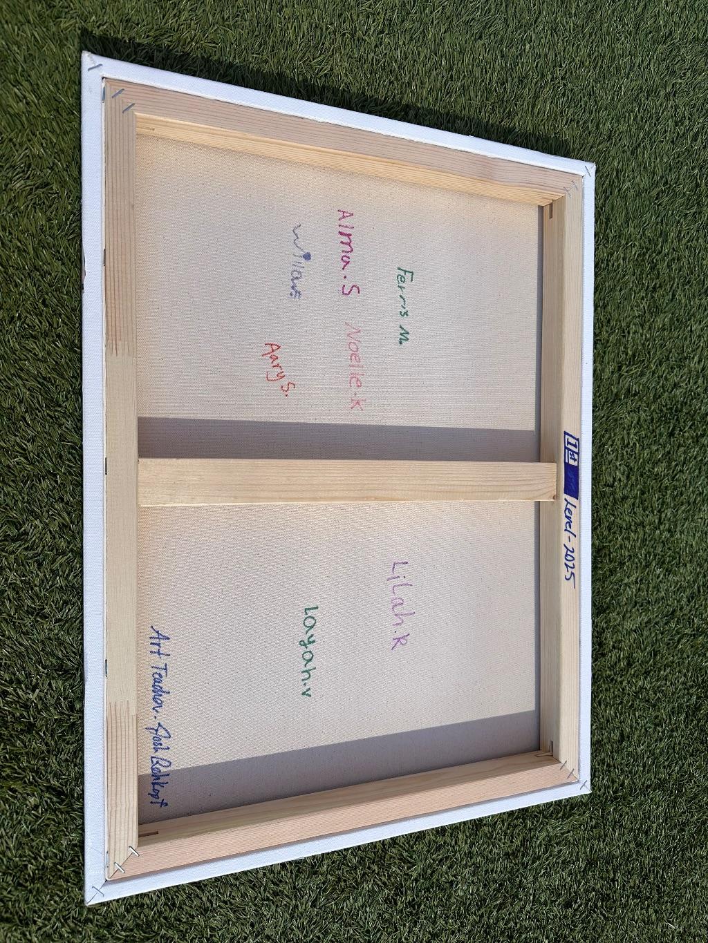 One of a kind art project created by the Eagles Leve...