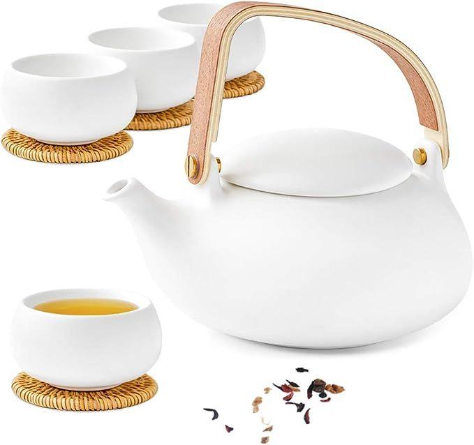ZENS Ceramic Teapot with Infuser