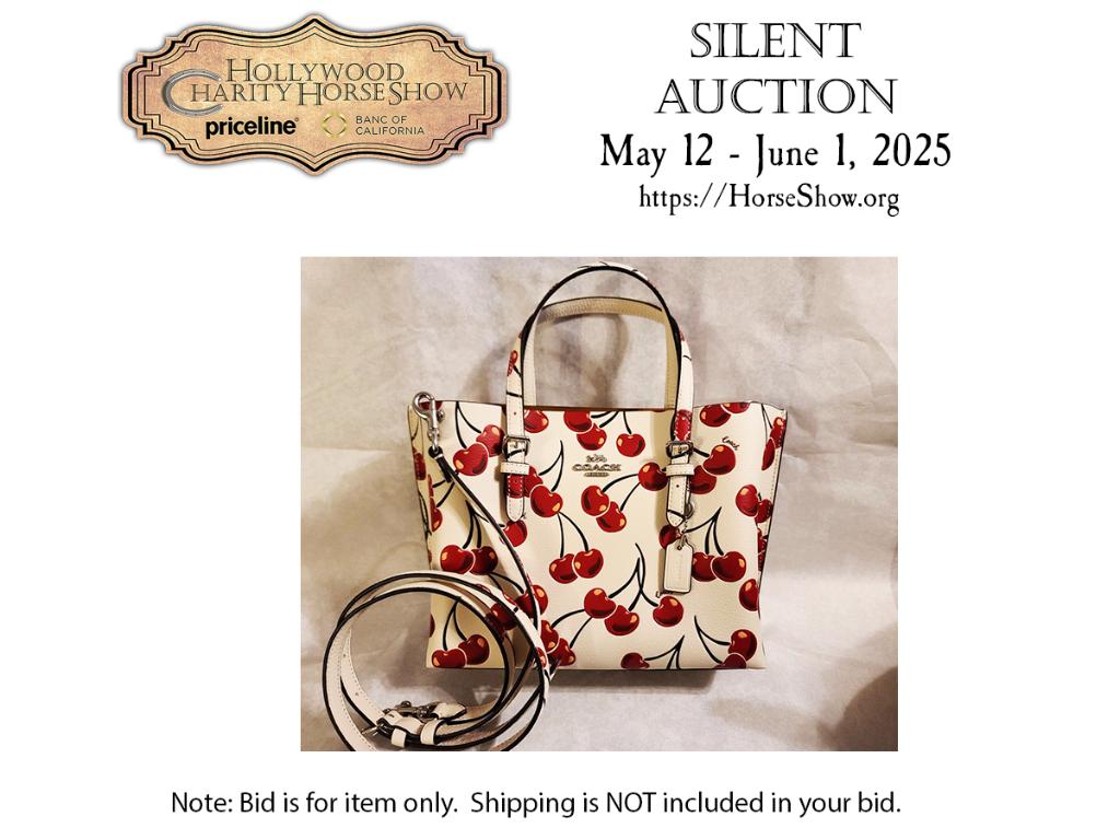 Coach Cherry Print Mollie Tote Handbag
