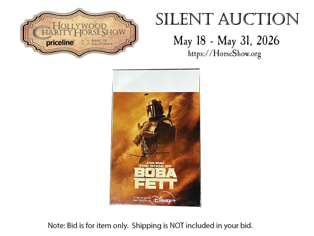 Star Wars: The Book of Boba Fett 11 x 14 Photo Signe...