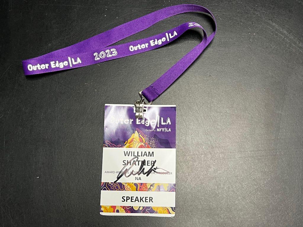 Outer Edge/LA William Shatner Speaker Credential &am...