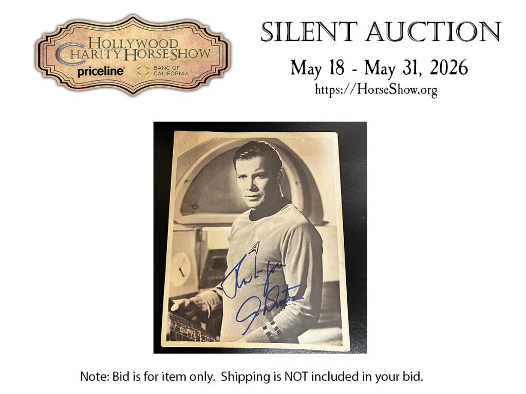 Printed Photo of William Shatner as Captain Kirk sig...