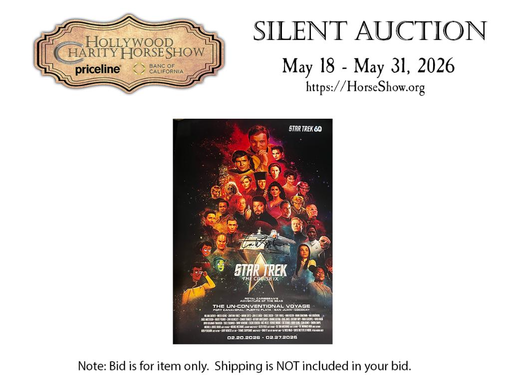 Star Trek The Cruise Mini Poster (Signed)