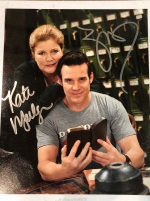 Kate Mulgrew and Eddie McClintock - Warehouse 13 - Dual Signed Photo