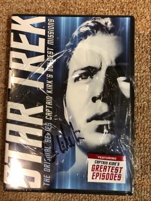 Captain Kirks Boldest Missions DVD - Signed by Mr. Shatner