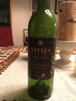 X-Files Season 8 Prop Wine Bottle Signed By Gilian Anderson