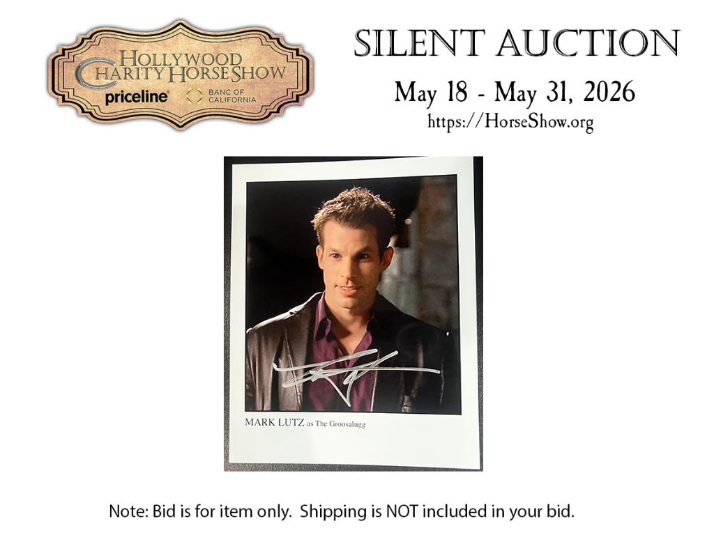 Autographed photo by Mark Lutz as The Groosalugg, Bu...