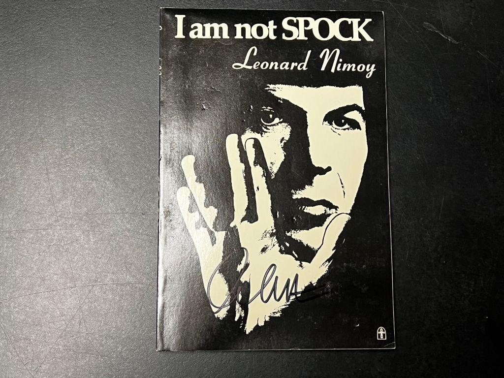 I Am Not Spock First Edition Book autographed by Wil...