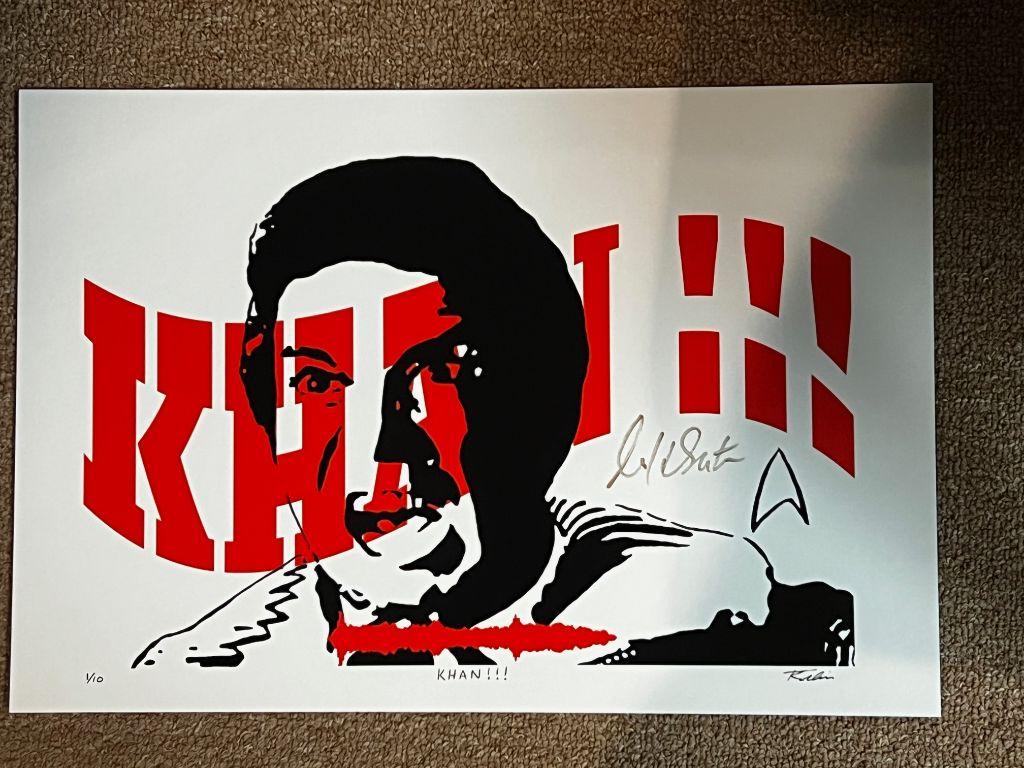 Khan!!!! - Signed by Mr. Shatner