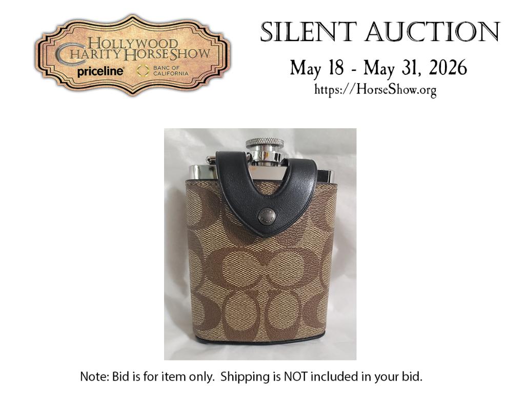 Coach Flask in Signature Canvas