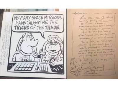 Original Muppets Artchival Artwork - Swine Trek!