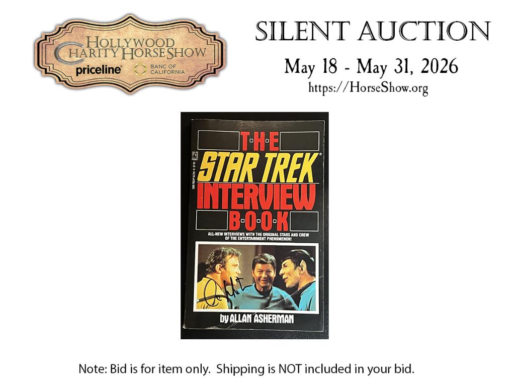 The Star Trek Interview Book Paperback - Signed