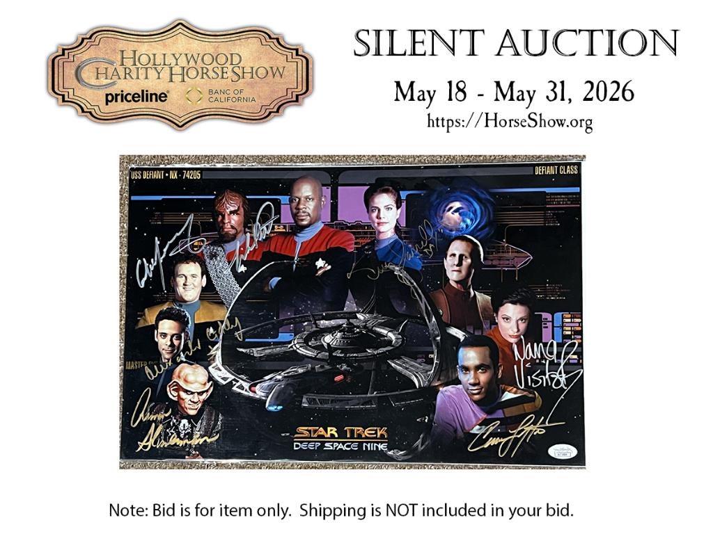 Star Trek: Deep Space Nine 11 x 17 Photo Signed by 7...