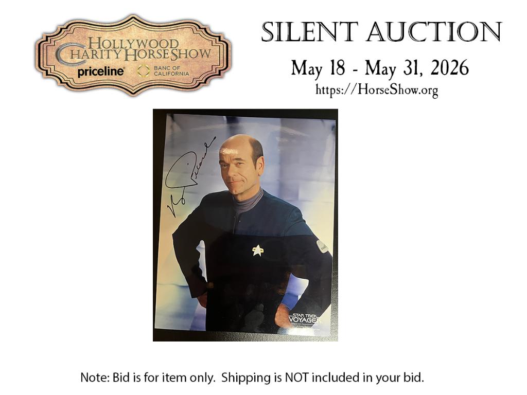 Autographed photo by Robert Picardo as The Doctor, S...