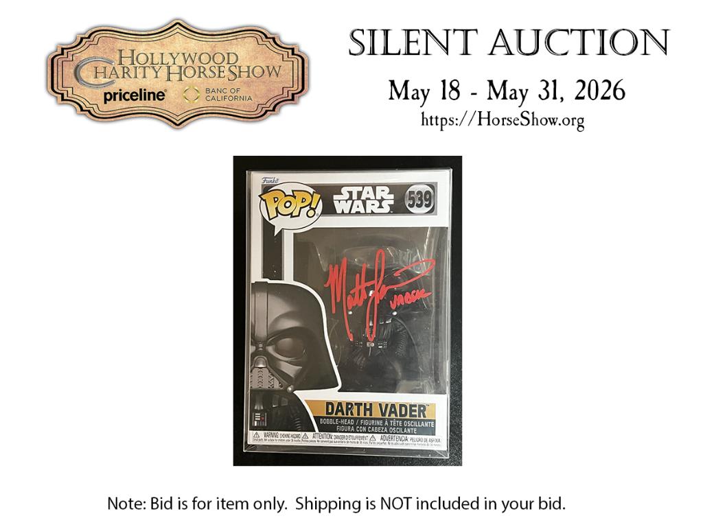 Funko Pop! Star Wars Darth Vader 539 Signed