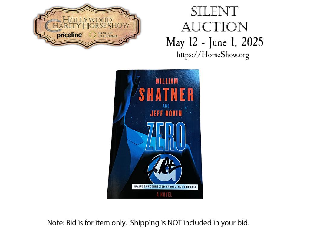 ''Zero G'' uncorrected Proof signed by Mr. Shatner
