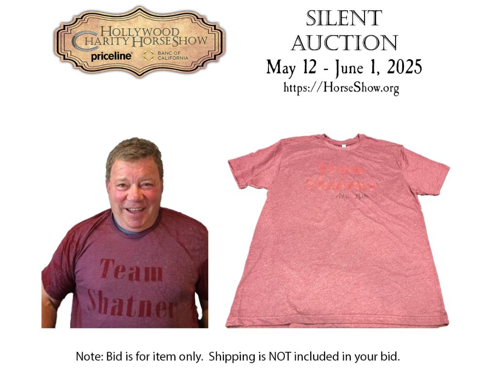 Team Shatner T-shirt Size XL signed by William Shatn...