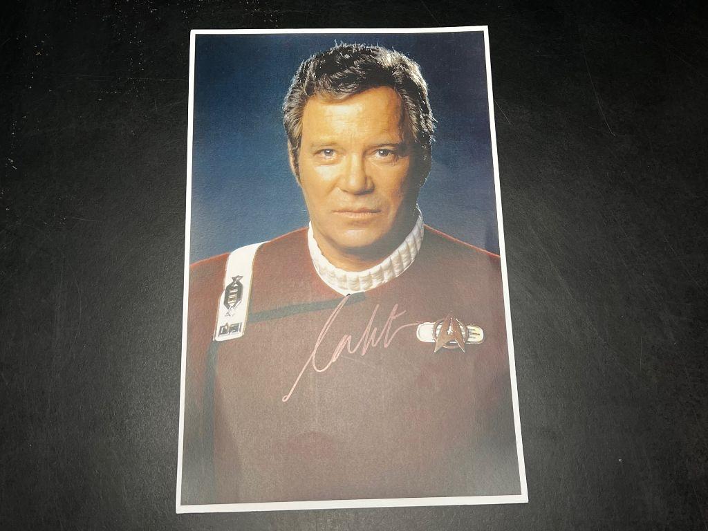 Captain Kirk Star Trek Movie Photo autographed by Wi...