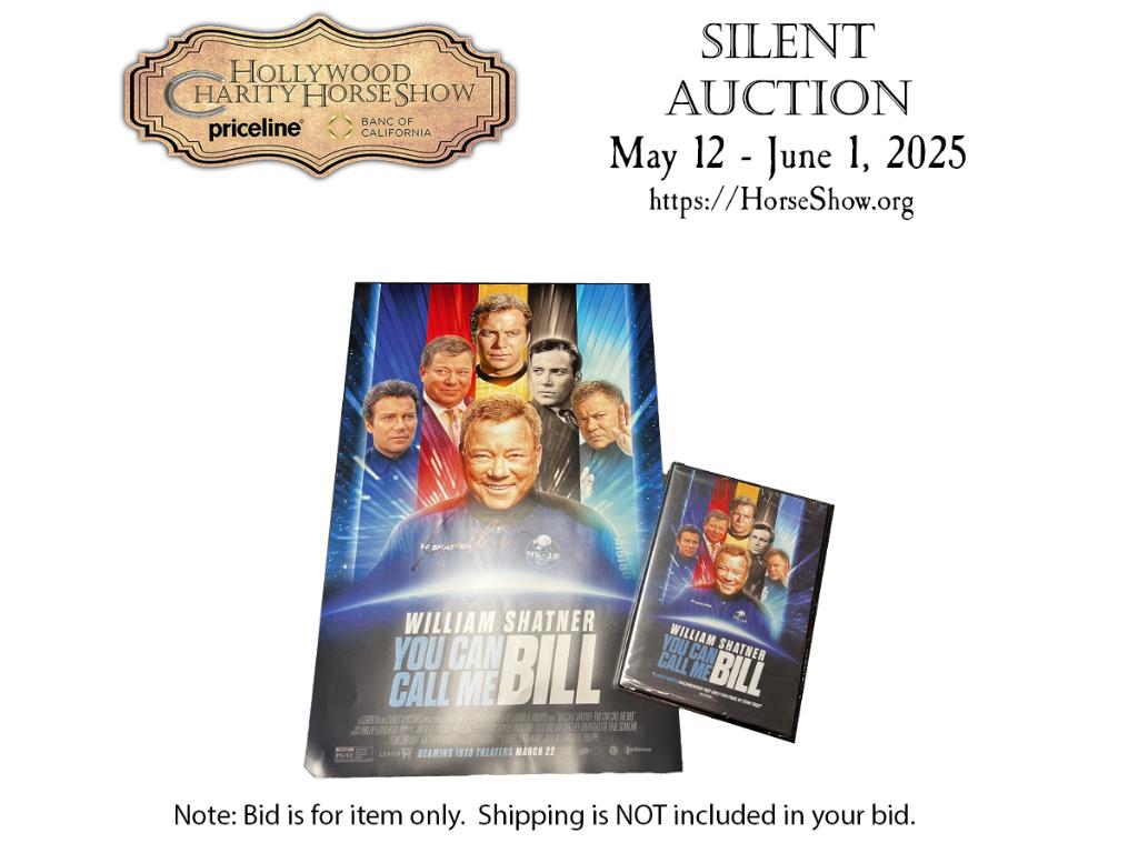 You Can Call Me Bill mini-one sheet signed by Mr. Sh...