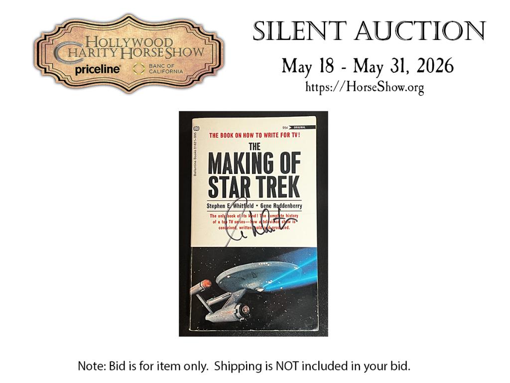 Making of Star Trek Paperback Book - Signed