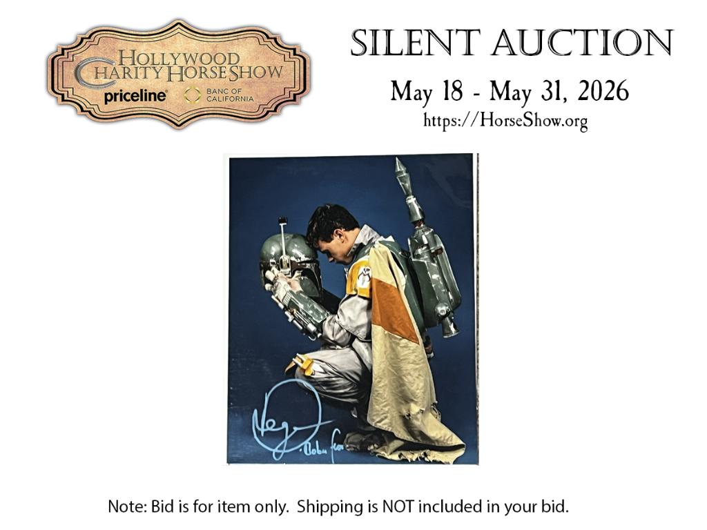 Star Wars Episode II Boba Fett Photo signed by + Zoo...