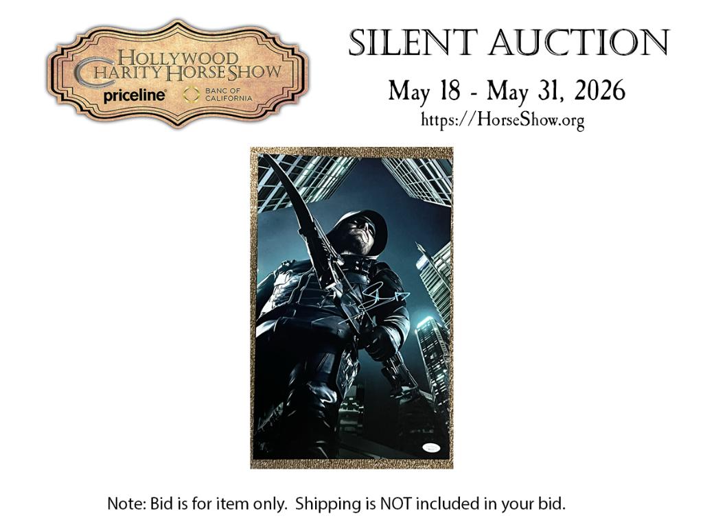 Arrow 11 x 17 Photo Poster signed by Stephen Amell