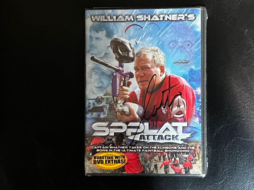 Out of Print Splat Attack DVD autographed by William...