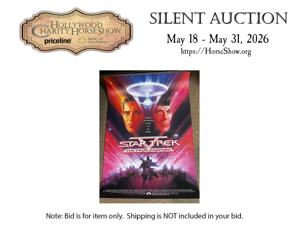 Star Trek V Signed Poster