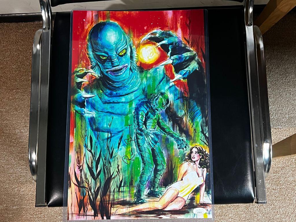 Creature from the Black Lagoon 11 x 17 print signed ...