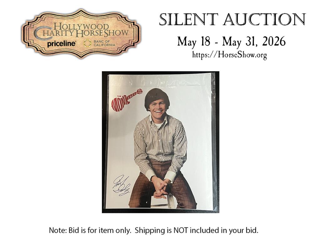 Micky Dolenz Monkees Era Publicity Photo Signed
