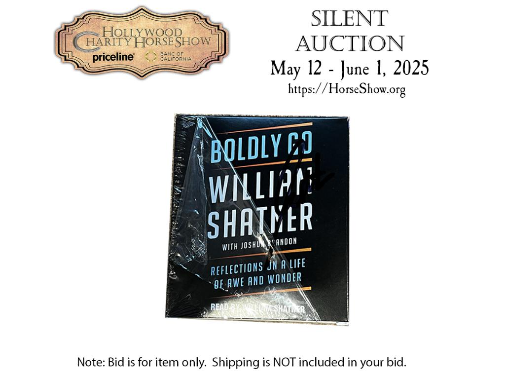 William Shatner's Boldly Go Audio Book signed by Mr....
